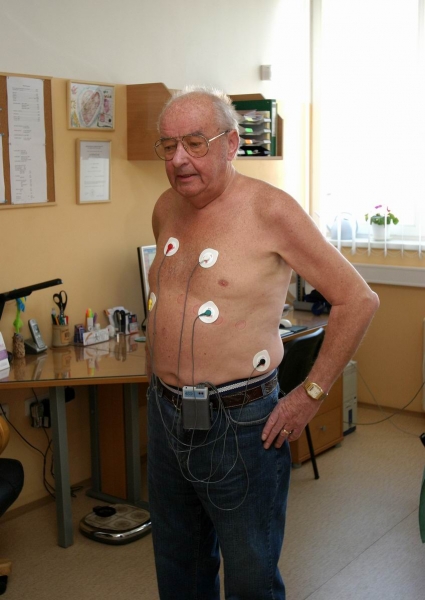 Napojení elektrod při EKG Holterizaci