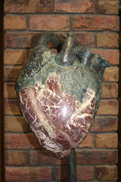 Plastika srdce od Lukáše Řezníčka